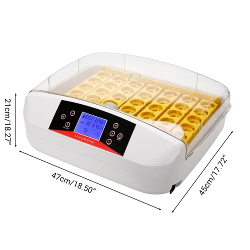 Egg Incubator LED Fully Automatic Digital Auto Turning 42 Eggs Hatcher Poultry - Picture 12 of 12