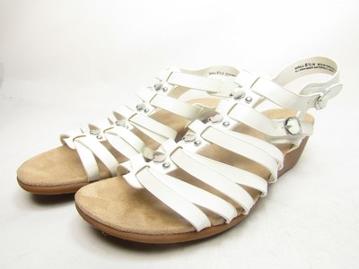 womens white sandals size 8.5
