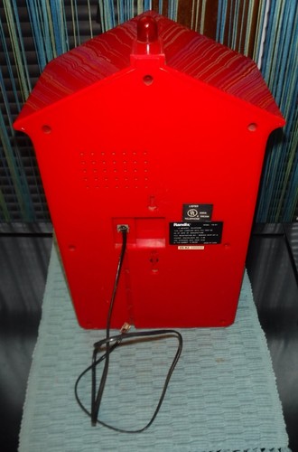 Vintage RANDIX FB-911 Fire Alarm Emergency Box Novelty Push Button Telephone Red - Picture 8 of 8