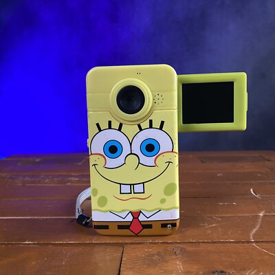RARE SpongeBob Squarepants Nickelodeon Viacom Digital Camcorder TESTED