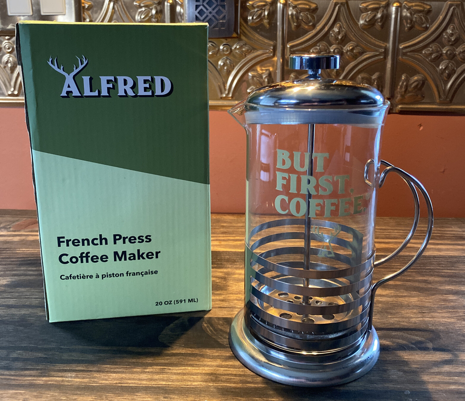 New & Sealed ALFRED French Press Coffee Maker 09 eBay