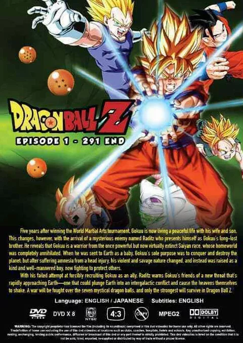 ANIME DVD~DRAGON BALL Z COMPLETE TV SERIES VOL.1-291 END [ENGLISH SUBTITLE]