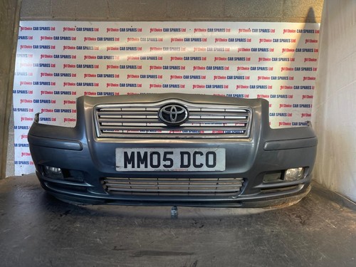 TOYOTA AVENSIS LIMOUSINE 4DR MK2 2005 GRAU 1F6 STOßSTANGE VORNE MARKIERUNGEN