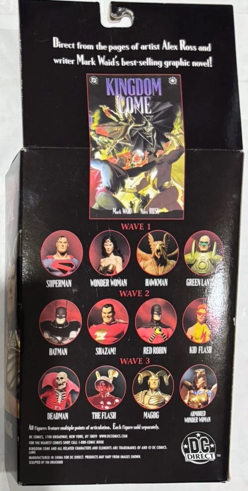 Figura de acción Magog DC Direct Kingdom Come nueva en caja 2003 Alex Ross nueva en caja Foto 4 de 4