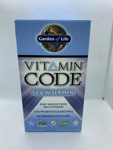 Vitamin Code Men 50 Wiser 240 Capsules Whole Food Multivitamin