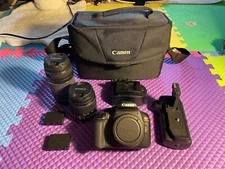 Canon EOS Rebel T6 DSLR Camera w/ 18-55mm Lens & 75-300mm Lens FULL KIT