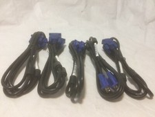 LOT OF 5 6' Male to Male VGA Video Display cable TY5K39005