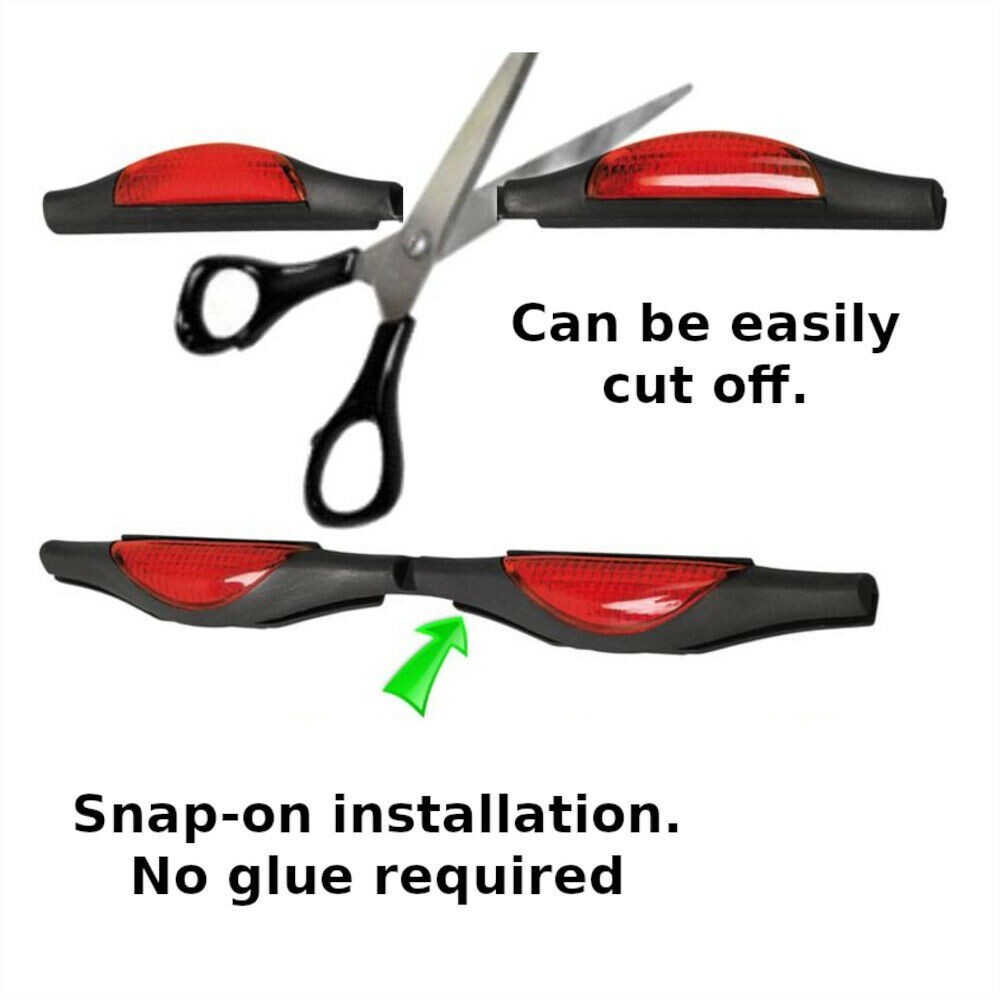 2 X Car Door Protectors Reflectors Door Guards Prevent Scratches - Foto 9