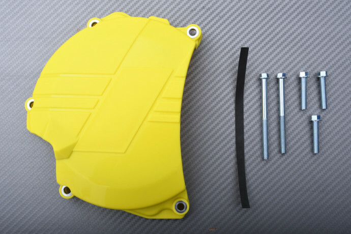 Protection carter Suzuki RMX-Z 450 en alliage aéronautique noir satiné