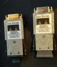 LOT of 2 Cisco 30-0759-01 1000Base-SX GBIC - SFP Networking Transceiver 