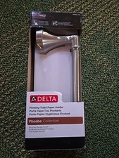 Delta Phoebe Pivioting Toilet Paper Holder BRUSHED NICKEL PHB50-SN  NEW 