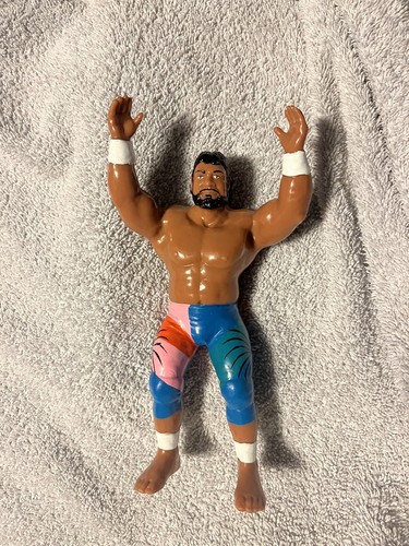 WWF LJN GRAND TOYS HAKU WRESTLING FIGURE BLACK CAR...