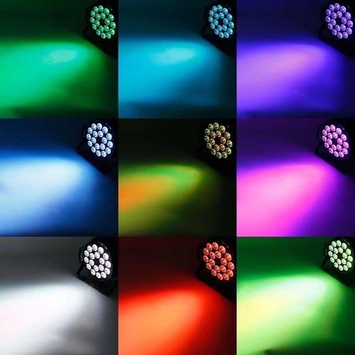 4pc/Concert Stage Light 18X10W Zoom LED Full Color 6 IN1 DMX512 LED Par Lights - Picture 5 of 9
