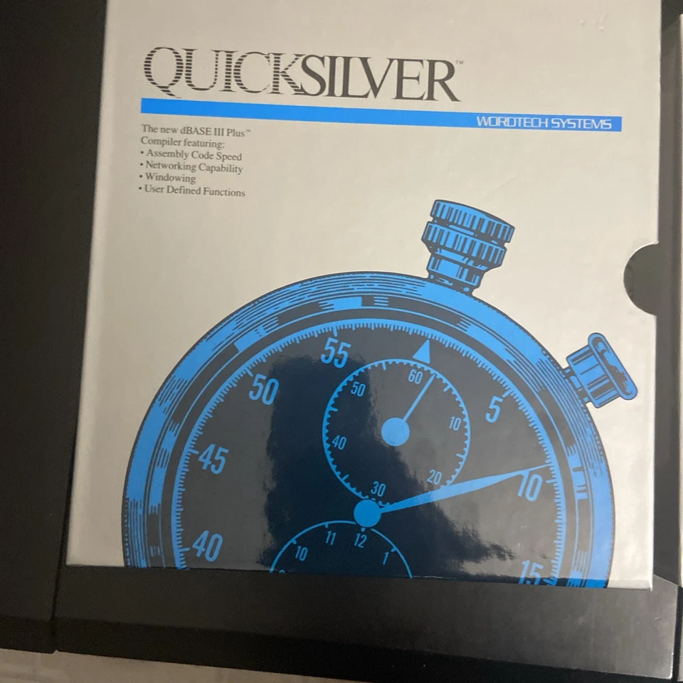 QUICKSILVER by Wordtech Systems. Compiler Software Box Set No CD/floppy - Image 2 of 4