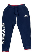 Vintage 90's Nike Sportswear Sweatpants Jogger Streetwear Y2K Navy Blue Mens M