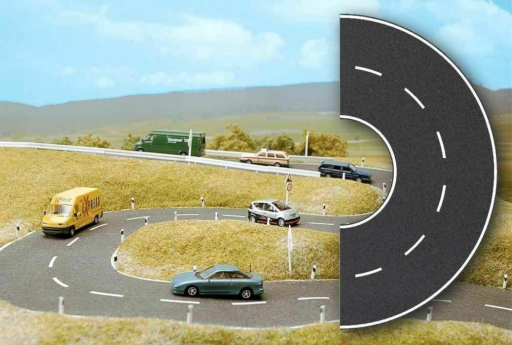 Semi Circle Road OO/HO gauge scenery Busch 7098
