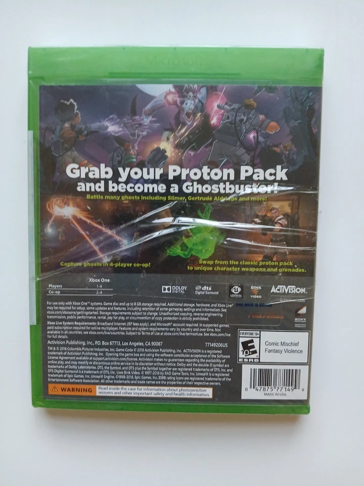 Ghostbusters (Microsoft Xbox One, 2016) Factory Sealed Other - Image 2 of 4