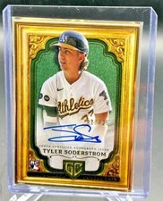 2024 Topps Gilded TYLER SODERSTROM Gold Framed AUTO /25 Autograph RC ROOKIE