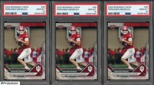 Lot Of (5) 2025 Bowman U Now #66 Fernando Mendoza RC Rookie PSA 10