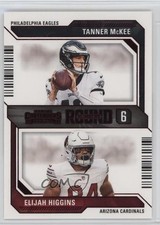 2023 Panini Contenders Round Numbers Red Elijah Higgins Tanner McKee #24 14dq