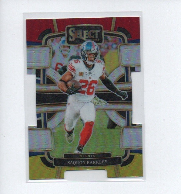 Panini 2023 Select Saquon Barkley Concourse Prizm #75  Giants NFL die cut