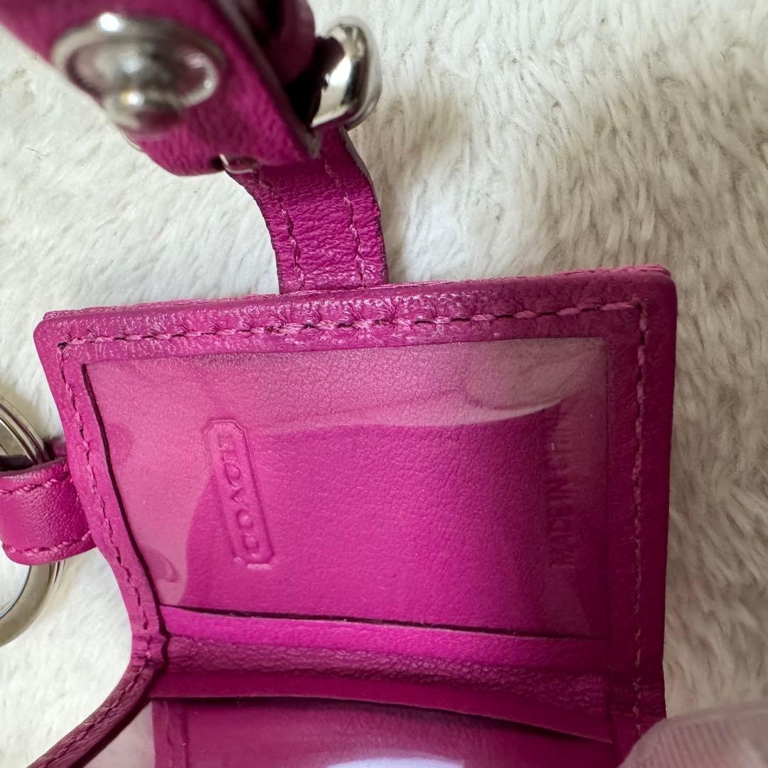 Beautiful Item ☆ Coach Signature Picture Frame Bag Charm Pink | eBay