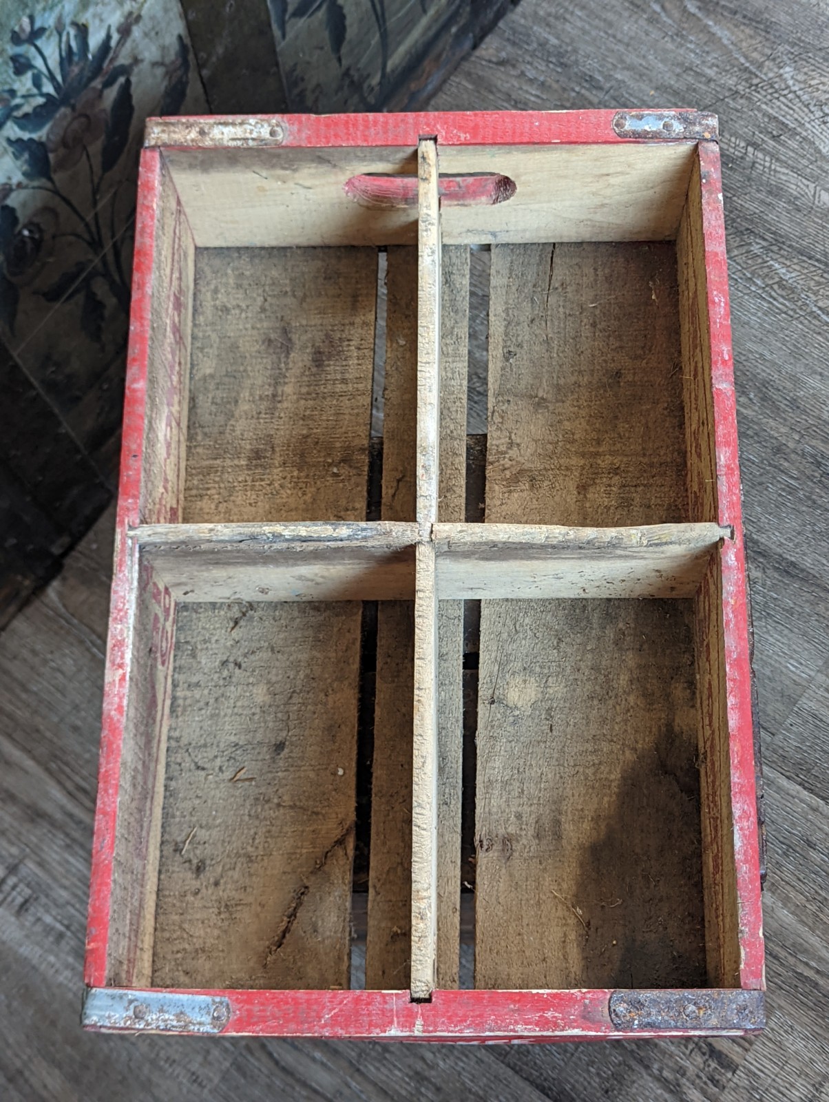 ***RARE*** 1959 Royal Crown Soda Pop Wood Crate Advertising Cherokee Iowa