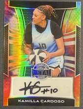 2025 Leaf Metal Women of Sport Kamilla Cardoso /4 Auto Tie-Dye Chicago Sky 