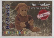 1998 Ty Beanie Babies Series 1 Retired Chase Red Bongo the Monkey #10 18n9