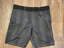 AIRWALK MENS 38 SHORTS Black Gray Peuter 100%...