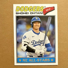 2026 Topps Heritage Shohei Ohtani #290 Dodgers NL All-Star Trading Card MLB