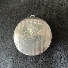 Antique Sterling Silver Hinged Pill Snuff Tri...