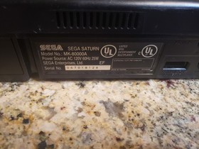 SEGA Saturn MK80000A Console - Bundle: Controller, RF Switch, Power cord, Game
