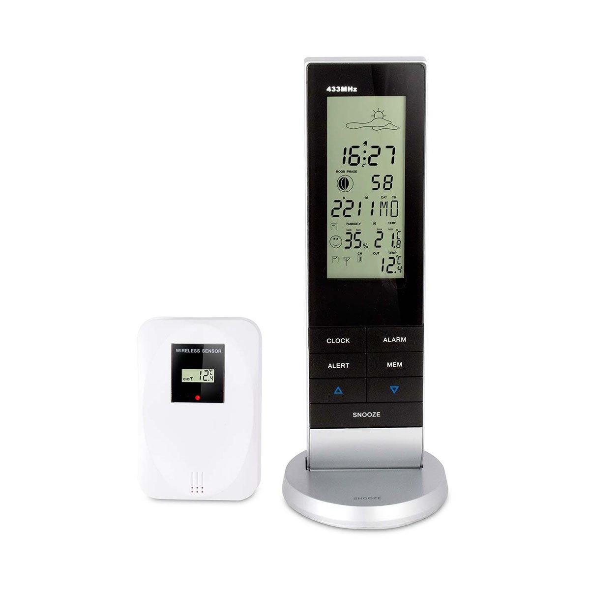 Station météo Alecto WS-1150 avec capteur extérieur pour jardinier