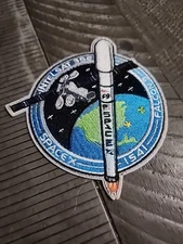 SPACEX AUTHENTIC EMPLOYEE PATCH INTELSAT 35e   SPACEX FALCON 9