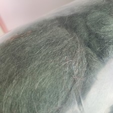 felting wool bundle Green 1lb Mix Uk Made