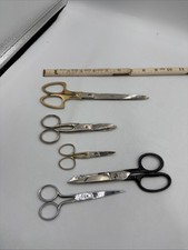 Lot of 5 Vintage Scissors - Made In ITALY Or Made In GERMANY