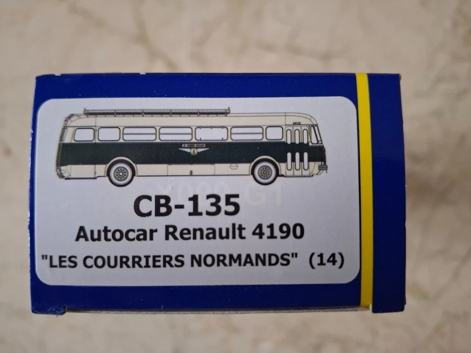 Autobús Renault 4190 "Les Courriers Normands" a 1/87 Ree Modeles - Imagen 2 de 2