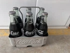 Vintage COCA-COLA Metal 6-Pack Bottle Carrier Aluminum