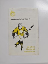 1979-80 UTICA MOHAWKS HOCKEY SCHEDULE 