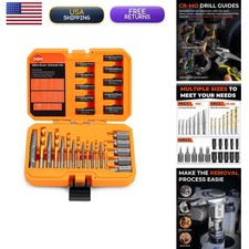 Topme TM1223 29-Piece Screw Extractor Set with Left Hand Drill Bits