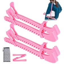 Hikeen Universal Ice Skate Guards with Shoulder Straps,Enhanced Stability Ice Sk