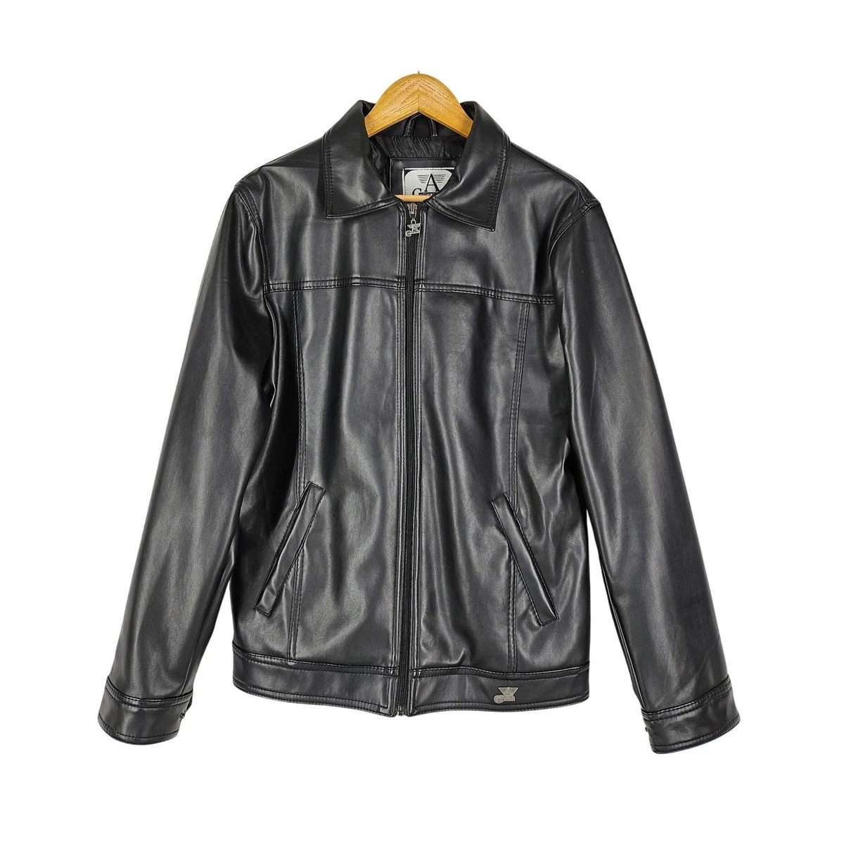 Armani Collezioni Leather Outer Shell Jackets for Men for Sale