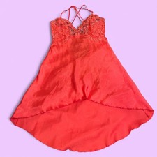 Shirley of hollywood Coral nightie Size M Vintage-Y2K