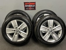 4 VW TRANSPORTER T6 T5 CARAVELLE KOMBI CALIFORNIA OCEAN ALLOYS WHEELS TYRES T32