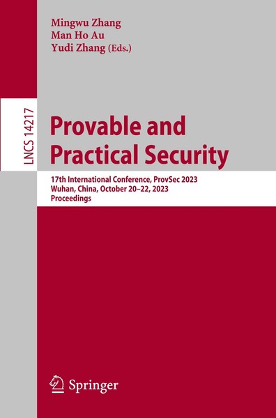 Provable And Practical Security Mingwu Zhang-image