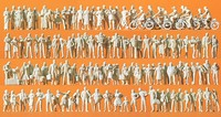 Preiser Ho 1:87 Bausatz 16337 Reisende Und Passanten 120 StüCk Neu Ovp