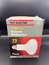 FEIT Electric 75w Indoor Reflector Flood Light Bulb. 75R40/FL
