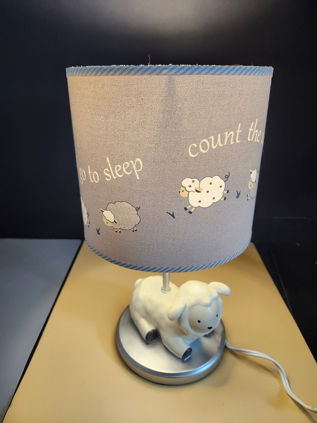 Lambs & Ivy Signature Nursery Lamp Goodnight Sheep Collection