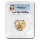 2020 1/4 oz American Gold Eagle MS-70 PCGS